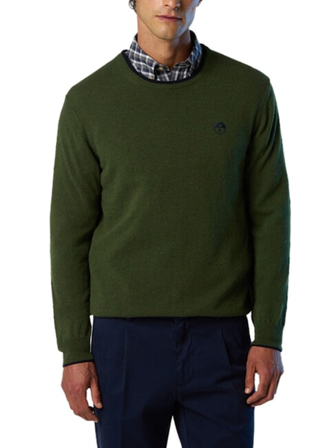 N|S Maglione a girocollo ivy green - Maglie Uomo