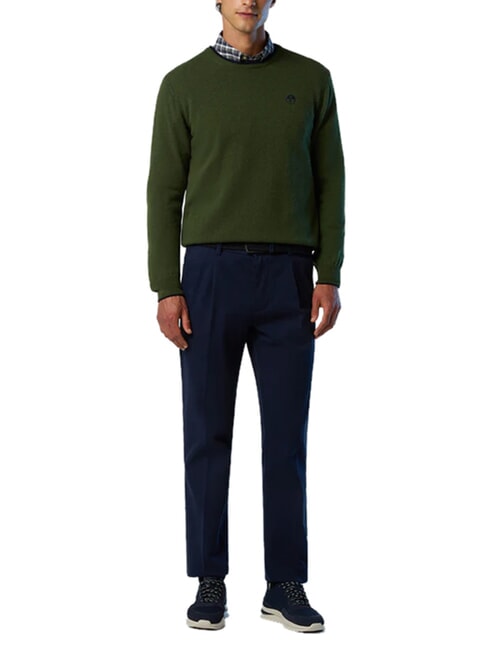 N|S Maglione a girocollo ivy green - Maglie Uomo