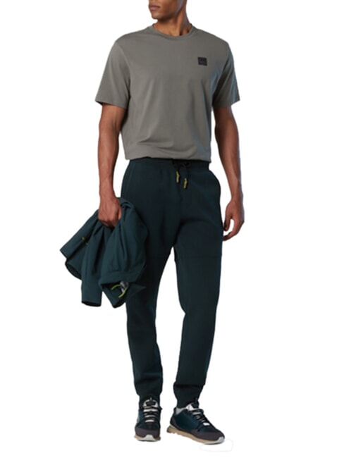 NORTH TECH Maglietta 100% cotone city grey - T-shirt Uomo