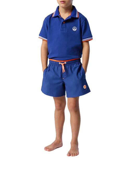 BASIC Boxer mare in stile volley electric blue - Costumi da bagno Bambini