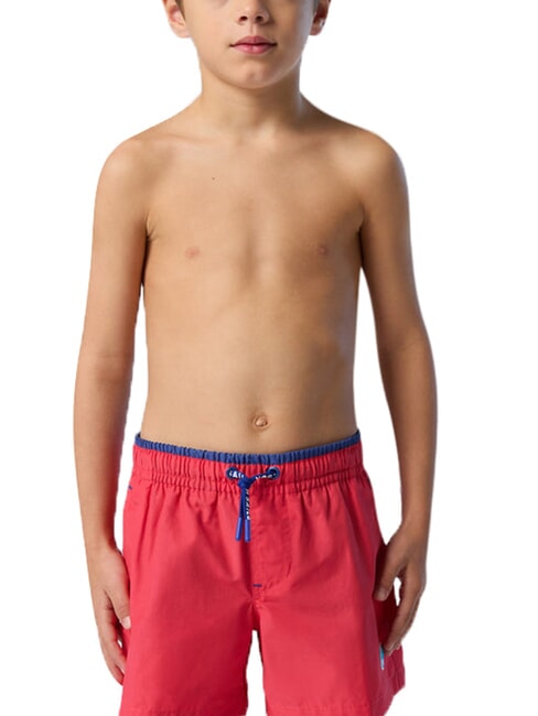 BASIC Boxer mare in stile volley psyco red - Costumi da bagno Bambini