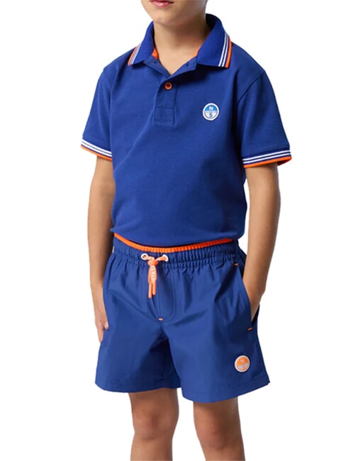 BASIC Boxer mare in stile volley electric blue - Costumi da bagno Bambini