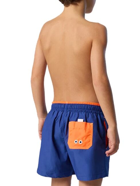 BASIC Boxer mare in stile volley electric blue - Costumi da bagno Bambini