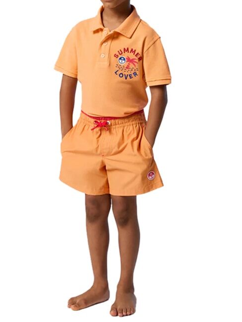 BASIC Boxer mare in stile volley light orange - Costumi da bagno Bambini