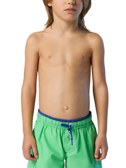 BASIC Boxer mare in stile volley summer green - Costumi da bagno Bambini