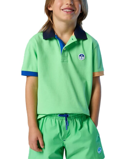 BASIC Boxer mare in stile volley summer green - Costumi da bagno Bambini