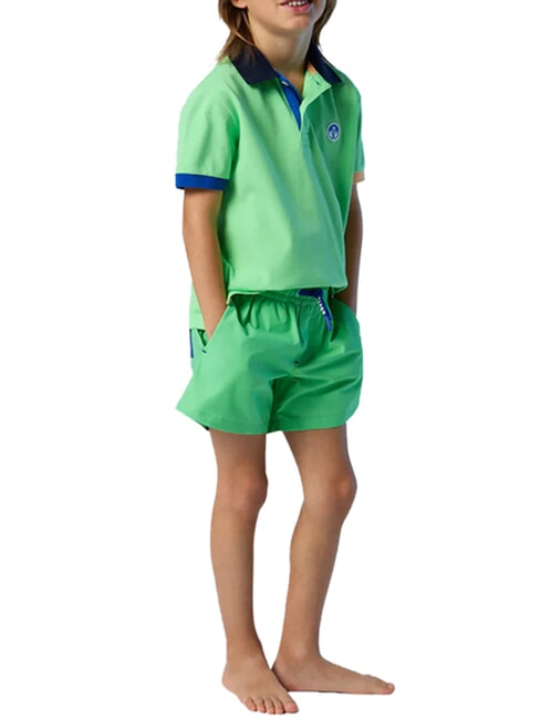 BASIC Boxer mare in stile volley summer green - Costumi da bagno Bambini
