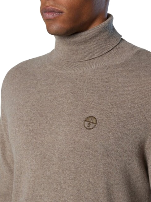 CORE Maglione a collo alto fossil melange - Maglie Uomo