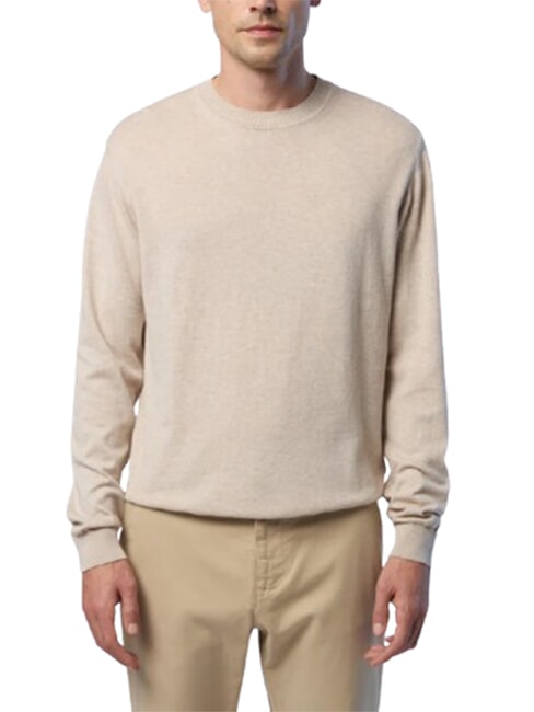 CORE Maglia 100% cotone beige melange - Maglie Uomo