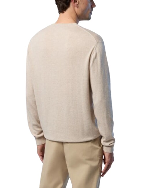 CORE Maglia 100% cotone beige melange - Maglie Uomo