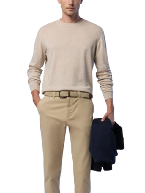 CORE Maglia 100% cotone beige melange - Maglie Uomo