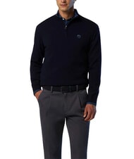 NORTH SAILS CORE Maglione con mezza zip navy blue - Maglie Uomo - 4