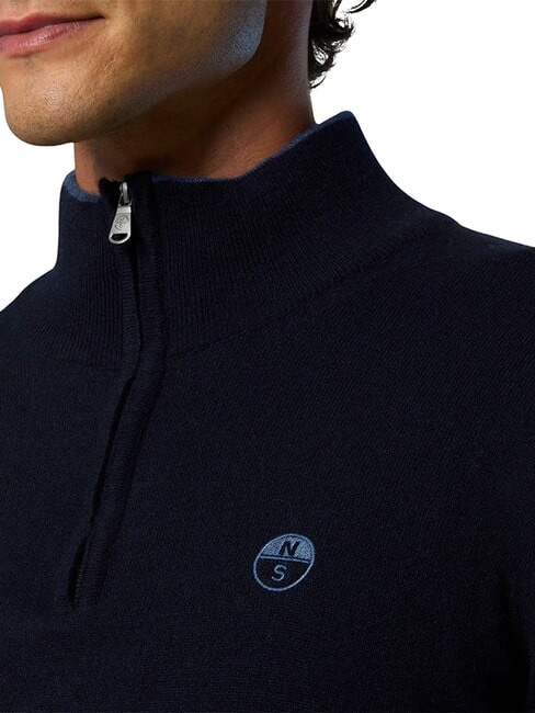 CORE Maglione con mezza zip navy blue - Maglie Uomo
