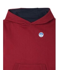 NORTH SAILS CORE  Felpa con cappuccio red dahlia - Felpe Bambini - 3