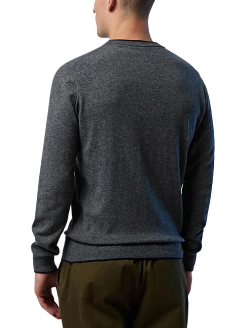 N|S Maglione a girocollo dark grey melange - Maglie Uomo