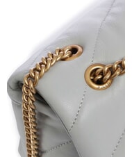 PINKO MINI LOVE BAG Borsa in nappa grigio perla-antique gold - Borse Donna - 3