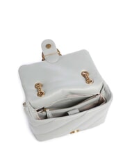 PINKO MINI LOVE BAG Borsa in nappa grigio perla-antique gold - Borse Donna - 4