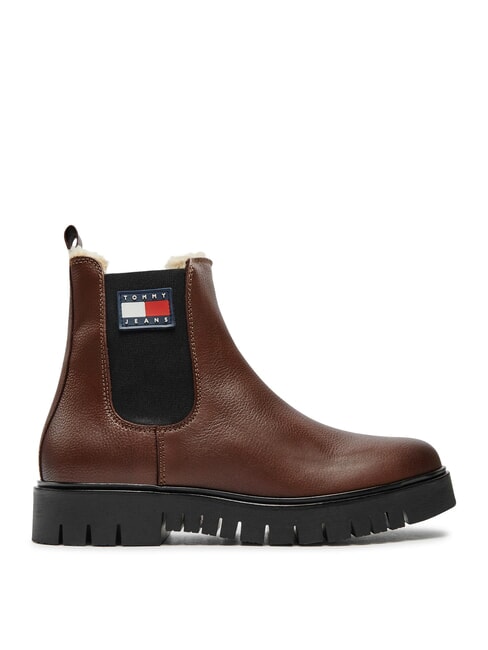 TH JEANS Stivaletti in pelle brown - Scarpe Donna
