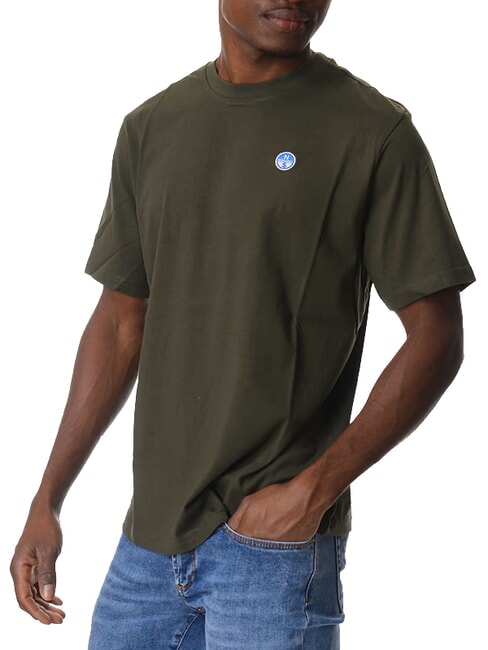BOLLO T-shirt in cotone forest night - T-shirt Uomo