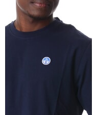 NORTH SAILS BOLLO T-shirt in cotone navy blue - T-shirt Uomo - 5