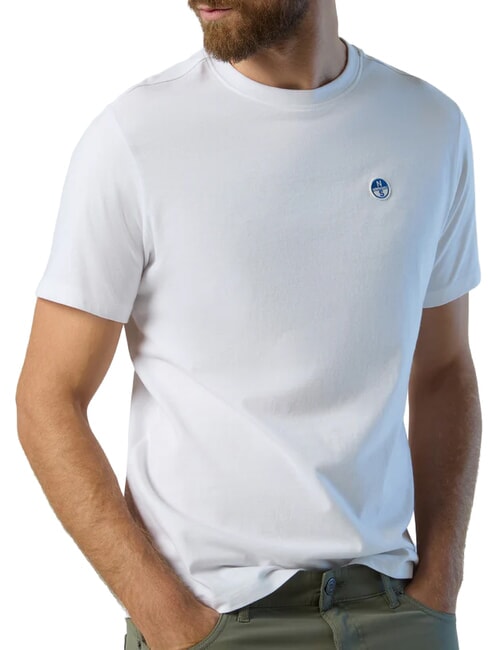 BOLLO T-shirt in cotone white - T-shirt Uomo