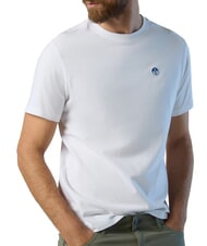 NORTH SAILS BOLLO T-shirt in cotone white - T-shirt Uomo - 4