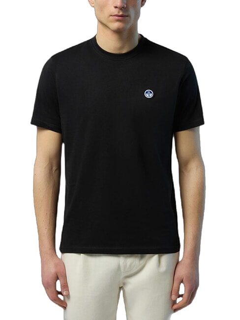 BOLLO T-shirt in cotone black - T-shirt Uomo