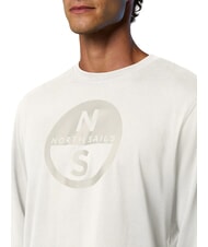 NORTH SAILS CORE T-shirt a maniche lunghe marshmallow - T-shirt Uomo - 4