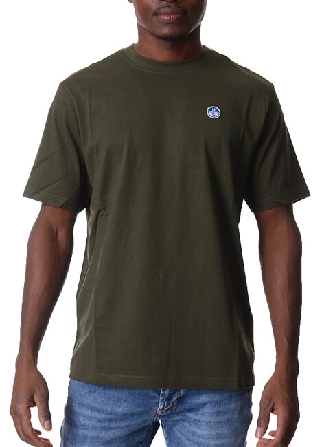 BOLLO T-shirt in cotone forest night - T-shirt Uomo