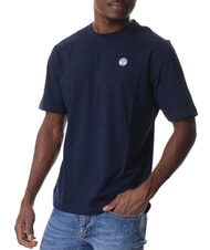 NORTH SAILS BOLLO T-shirt in cotone navy blue - T-shirt Uomo - 3