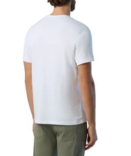 NORTH SAILS BOLLO T-shirt in cotone white - T-shirt Uomo - 3