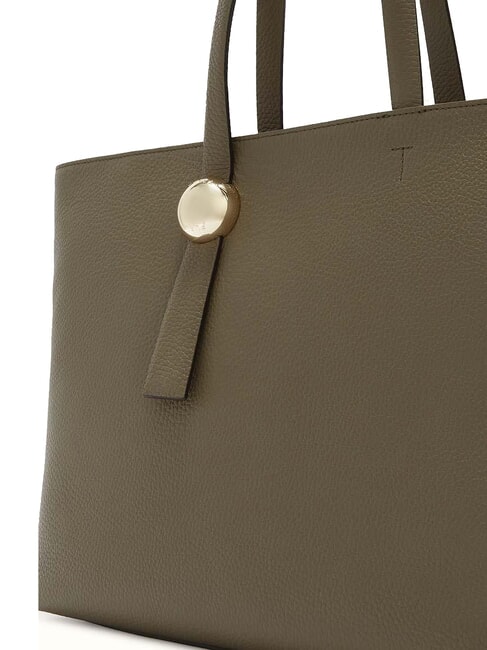 CAMPIONARIO - SFERA Shopping Bag in pelle sage - Borse Donna