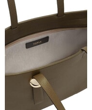 FURLA CAMPIONARIO - SFERA Shopping Bag in pelle sage - Borse Donna - 4