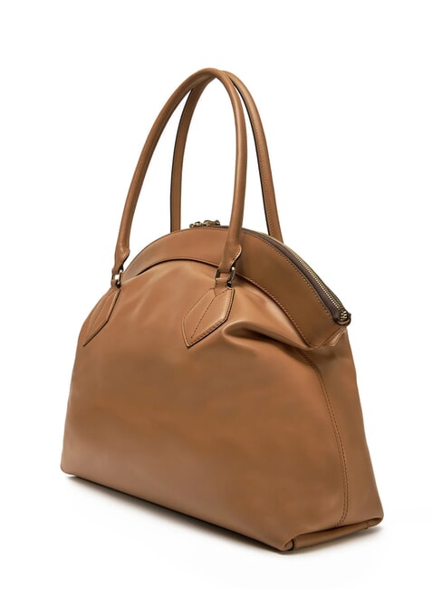 ERICA Borsa large in pelle brandy - Borse Donna