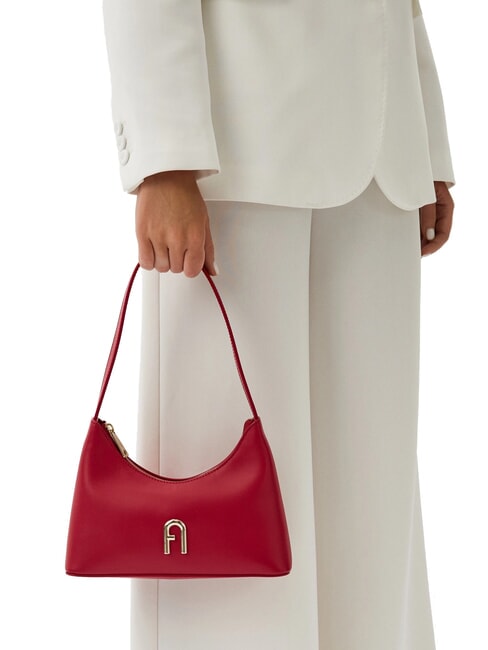 CAMPIONARIO - DIAMANTE  Borsa a spalla, in pelle rosso veneziano - Borse Donna