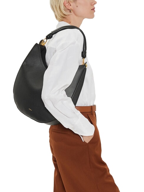 CAMPIONARIO - SFERA Borsa Hobo a spalla Nero - Borse Donna