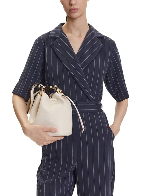 SFERA  Mini Secchiello in pelle PANNA - Borse Donna