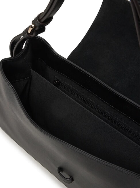 NUVOLA  Borsa semirigida in pelle Nero - Borse Donna