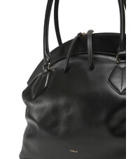 FURLA CAMPIONARIO - ERICA Large Borsa a spalla Nero - Borse Donna - 4
