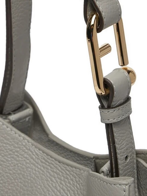 NUVOLA  Mini Bag in pelle cenere - Borse Donna