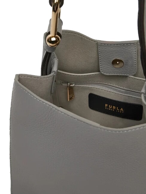 NUVOLA  Mini Bag in pelle cenere - Borse Donna