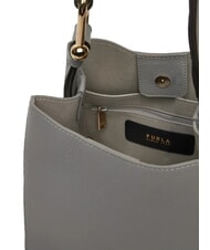 FURLA NUVOLA  Mini Bag in pelle cenere - Borse Donna - 5