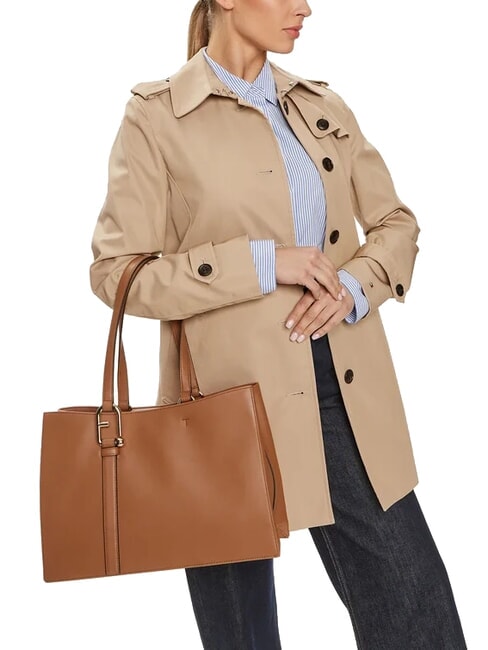 NUVOLA  Borsa in pelle, a spalla brandy - Borse Donna