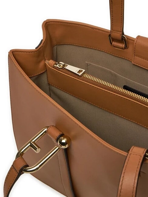 CAMPIONARIO - NUVOLA  Borsa in pelle, a spalla brandy - Borse Donna