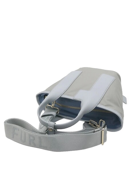 PIUMA  Mini Shopper con tracolla cenere+celestial+artemisia - Borse Donna