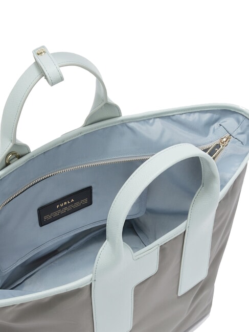 PIUMA  Shopper a mano, con tracolla cenere+celestial+artemisia - Borse Donna