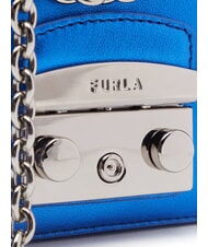 FURLA CAMPIONARIO - METROPOLIS  Micro Bag a doppia portabilit&agrave; blu cobalto - Borse Donna - 4