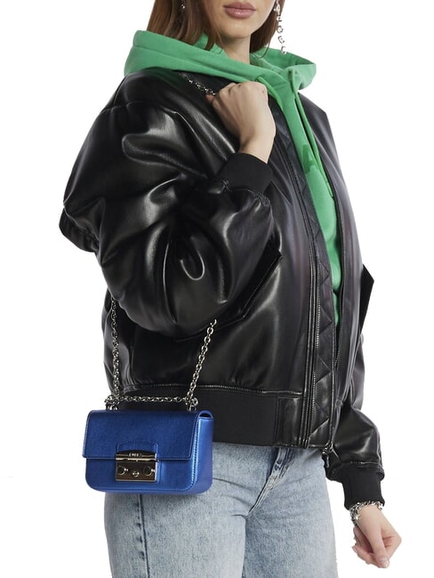 CAMPIONARIO - METROPOLIS  Micro Bag a doppia portabilit&agrave; blu cobalto - Borse Donna