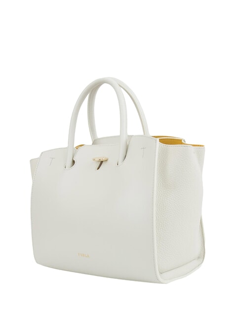 CAMPIONARIO - GENESI  Borsa in pelle, con tracolla marshmallow - Borse Donna