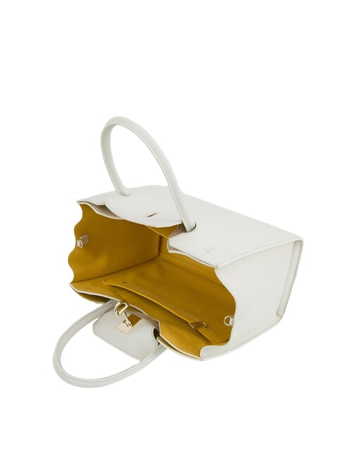 GENESI  Borsa in pelle, con tracolla marshmallow - Borse Donna